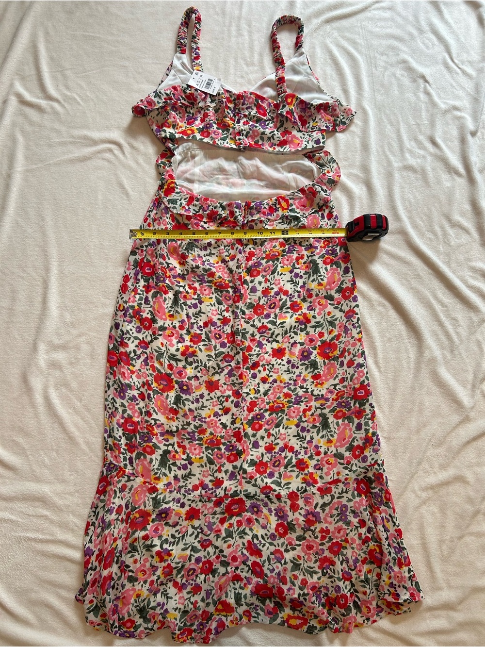 ASTR the label wildflower ruffle cutout wedding guest cottagecore - Picture 5 of 7